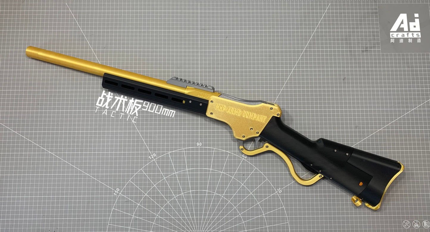 The Brontusk Martini--lever action shell ejecting nerf rifle