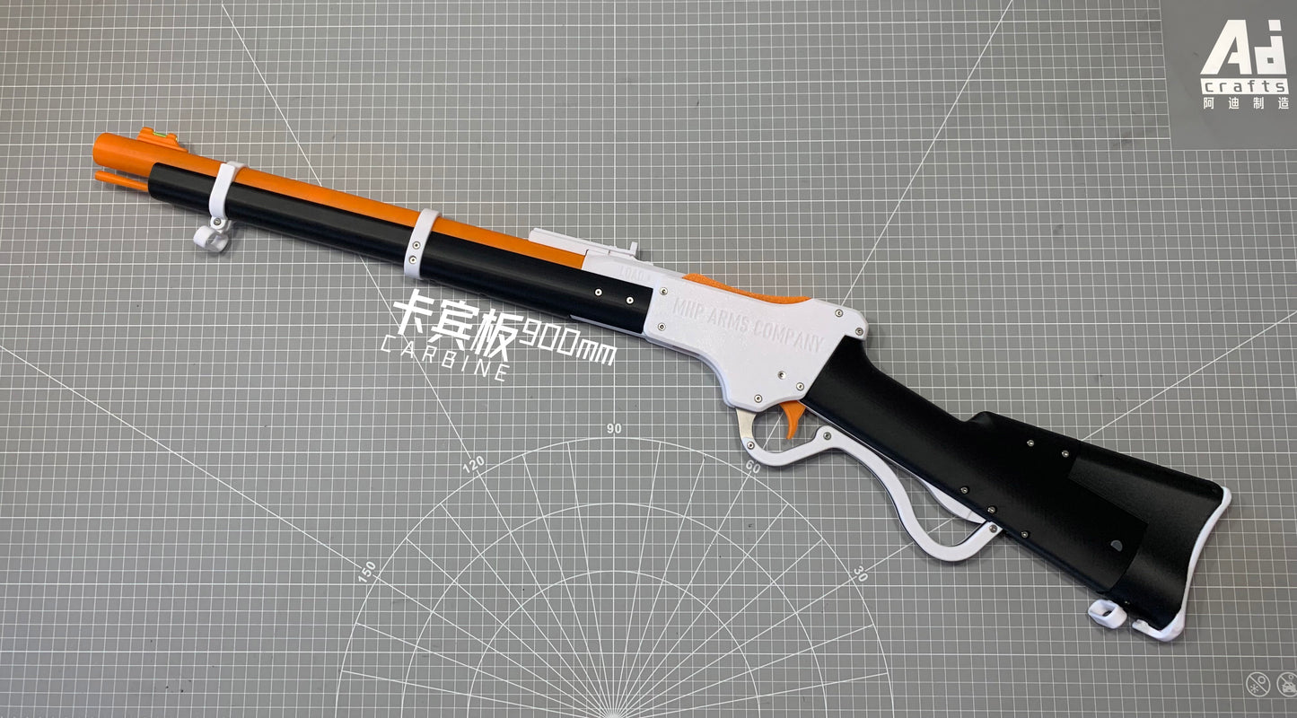 The Brontusk Martini--lever action shell ejecting nerf rifle