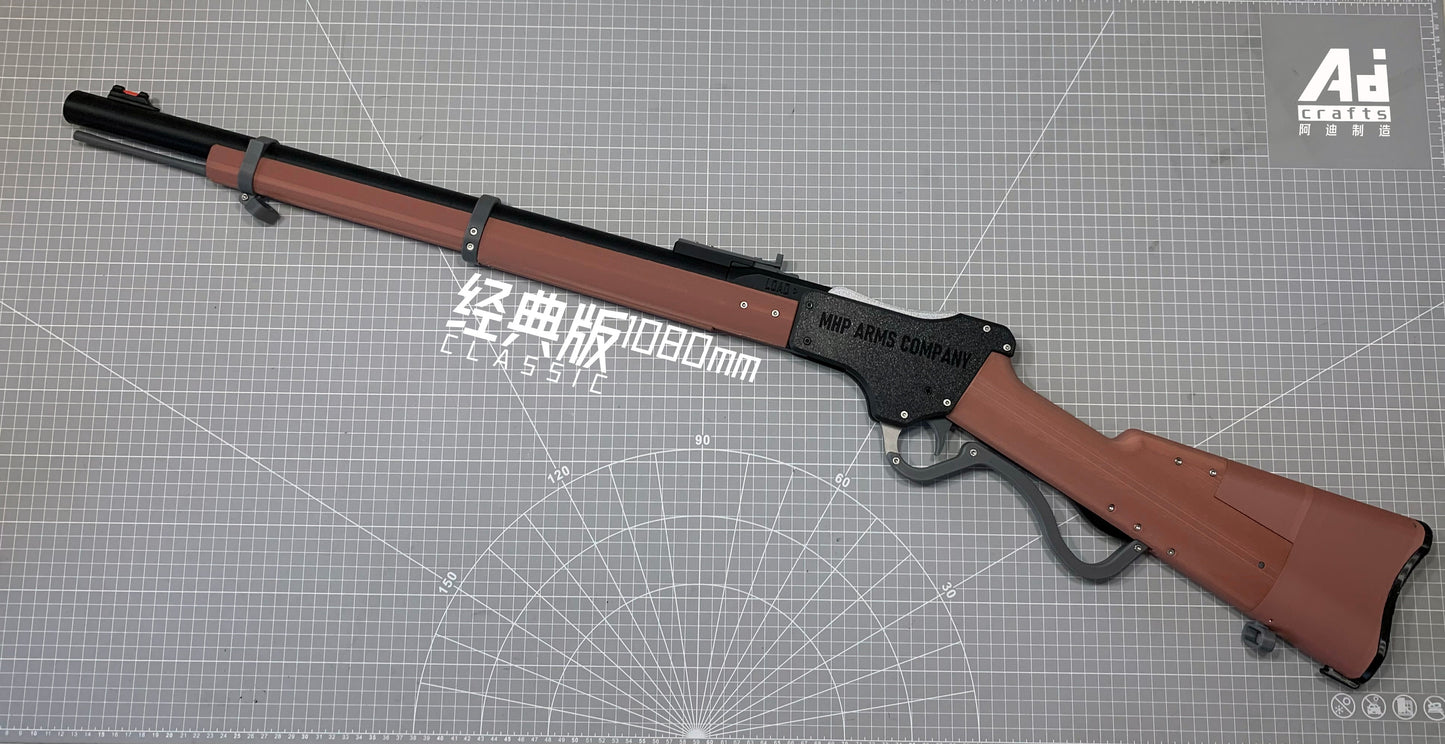 The Brontusk Martini--lever action shell ejecting nerf rifle