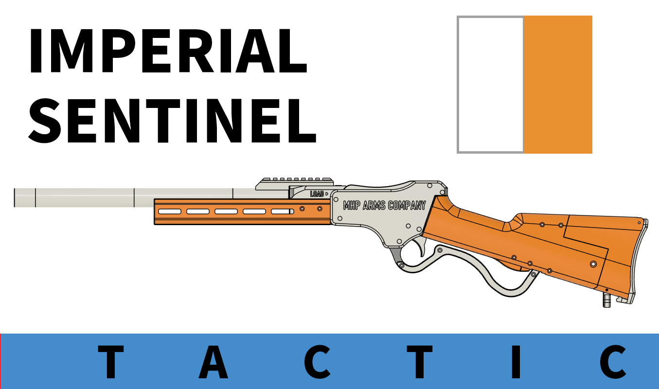 The Brontusk Martini--lever action shell ejecting nerf rifle
