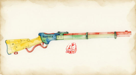 The Brontusk Martini--lever action shell ejecting nerf rifle