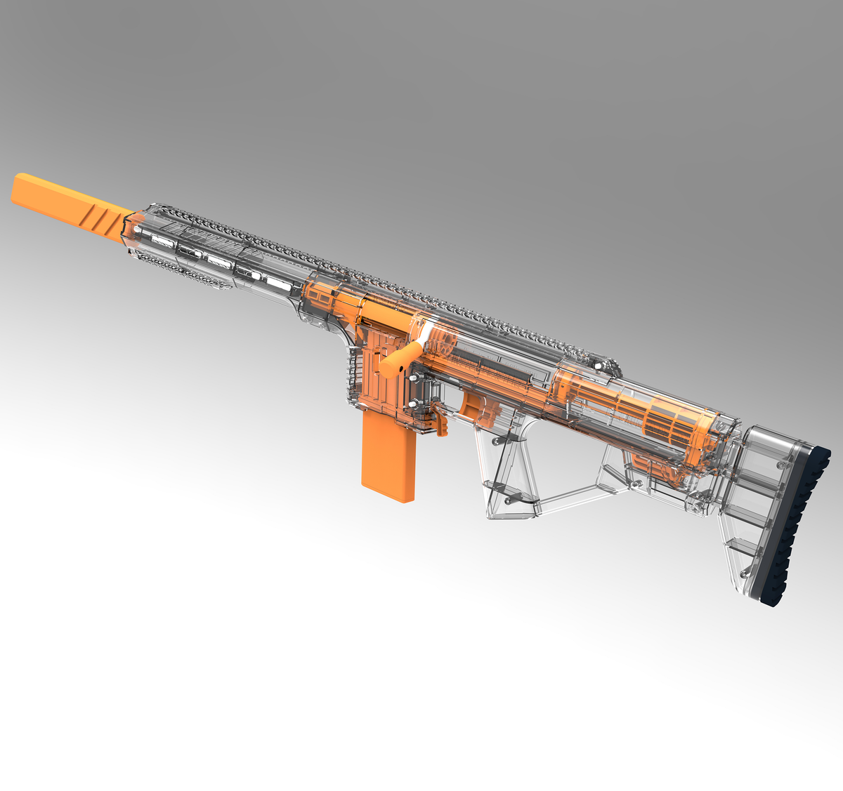 Kirin Shell Full transparent Kirin shell ejecting blaster – Phantom Toys